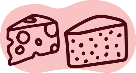 Wine. Winemaking Serving A glass and wine. People drink wine. Pleasure from life. Line art	
