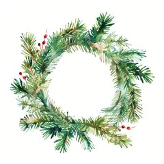 Christmas wreath plant tree.