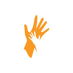 Obraz premium Hand care logo icon