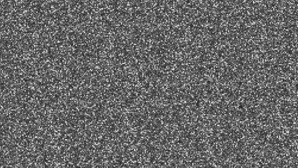 Dense Static Noise Texture with Tiny White and Gray Pixels abstract digital