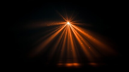 Vibrant Sun Rays Spreading Warmth Across a Seamless Backdrop, Perfect for Energizing Design Projects