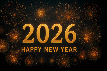 New Year and Christmas 2025/2026. New Year's background. Festive mood. Postcard. Bright lights. New Year decorations.