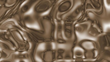 Metallic Brown and Silver Abstract Liquid Texture with Swirling Patterns background