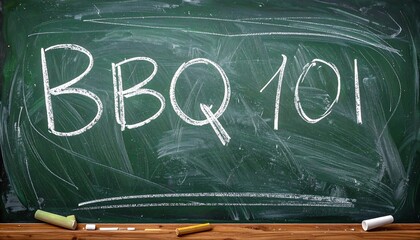 Chalkboard with BBQ 101 (1)