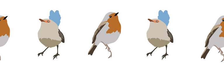 Bird con border. Bird feather silhouette symbol. Bird border isolated on a white background