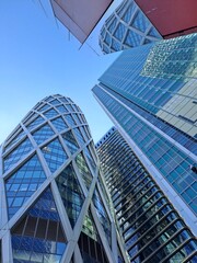 modern office building in hong kong