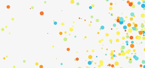 Abstract background with colorful confetti. Perfect for celebrations, parties, and festive designs.