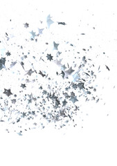 Abstract background with silver stars. Perfect for celebratory designs.