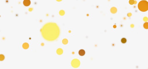 Beautiful abstract background with yellow and gold circles. Perfect for presentations or websites.