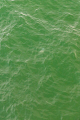 Fototapeta premium Wavy sea surface. Marine background. Copy space.