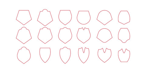 Postage Stamp Frame Set – Decorative Vector Border Template Collection