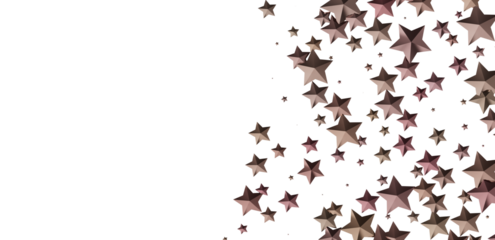 Background image featuring many brown stars scattered on a white background. Perfect for various design projects.