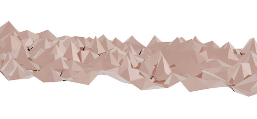 Stunning abstract landscape image featuring a low poly mountain range. Perfect for backgrounds, textures, and design projects.