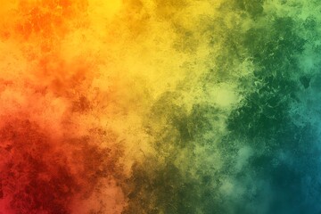 Rainbow gradient background, green yellow orange red color theme, grainy texture