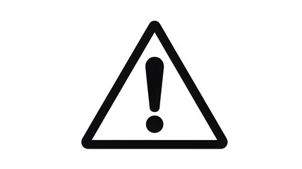 Caution ahead warning sign, be alert and aware of danger to avoid potential problems and accidents