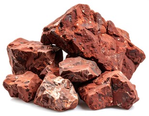 Pile of red rocks