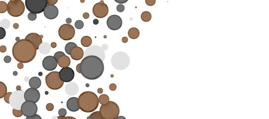Sparkling Jubilation: Breathtaking 3D Illustration of Sparkling gold Confetti Celebration