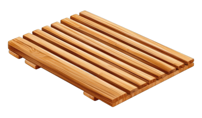 Rectangular wooden pallet