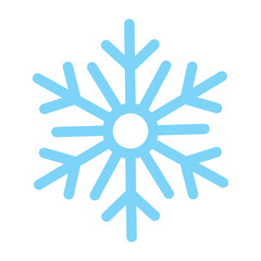 Blue snowflake icon isolated vector illustration Minimalist vector icons of snow flakes in graceful patterns and linear forms perfect for wintertime, New Year, and holiday visuals Vector illustrator