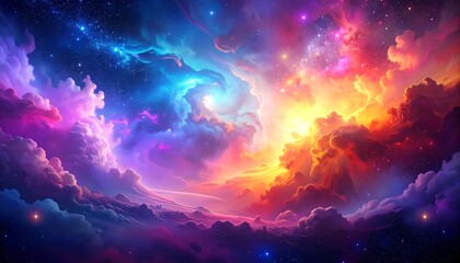 Colorful celestial cloudscape (8)