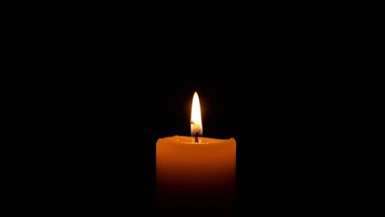 Candle Light with Copy Space