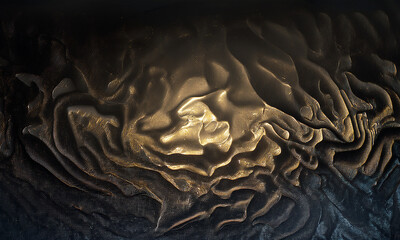 abstract grunge gold texture  background