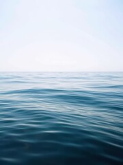 Fototapeta premium Calm ocean waves seaside nature scene tranquil environment aerial view serenity and peace