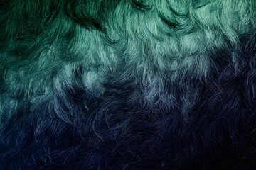 Abstract green and blue gradient background with a grainy texture, a dark blurred wallpaper 