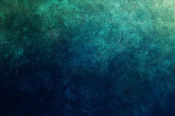 Abstract green and blue gradient background with a grainy texture, a dark blurred wallpaper 