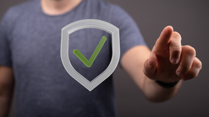 Digital security, data protection, approved access.  Safeguard your information.