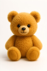 Beautiful Teddy Bear on White Background PNG – Cute Plush Toy Isolated for Design and Decoration