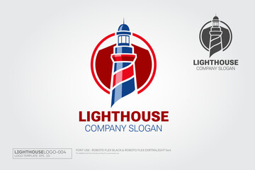 Lighthouse Vector Logo Design. This logo design a Clean, Simple, Sharp and Professional Logo, suitable for Consulting firm, IT firm, Business, etc.