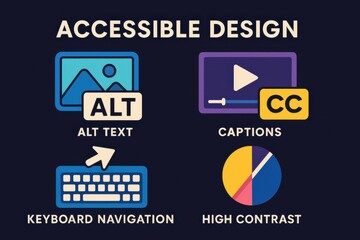 Accessible design guidelines for creating inclusive digital experiences for all users visually