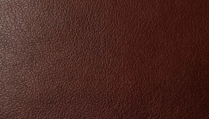 Fototapeta premium Dark Brown Grainy Leather Texture Natural Relief