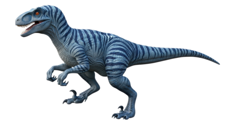 Isolated Velociraptor