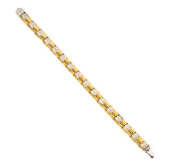 Diamond and Gold Bracelet: Close-up Product Shot PNG