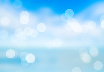 Blue background blur, holiday wallpaper