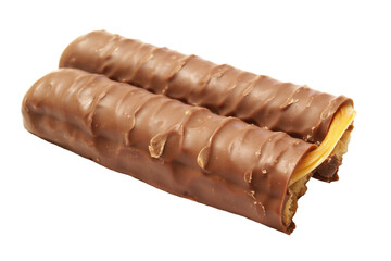 Chocolate bar isolated on white