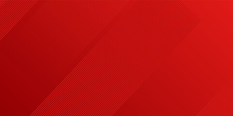 Fototapeta premium Asbtract glowing lines red background. Modern shapes design.