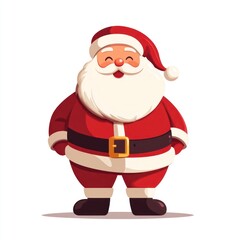 Santa Claus with happy illustration santa claus.