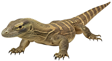 Obraz premium Isolated Komodo Dragon