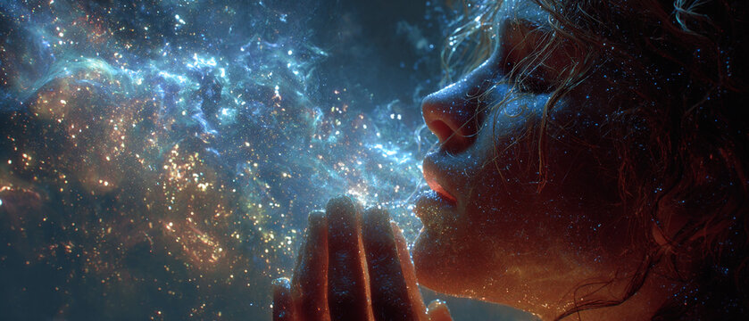 Voice of prayer shaping the cosmos