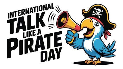 International Talk Like a Pirate Day Parrot Pirate Costume Celebration