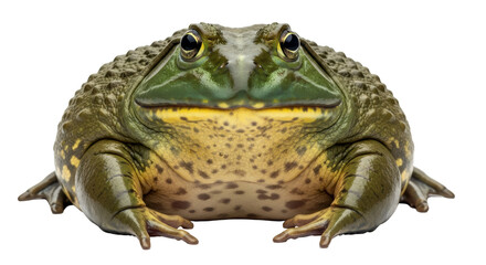 Isolated African Bullfrog