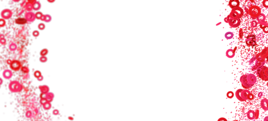 Abstract background with pink and red circles. Perfect for websites, presentations, and more.