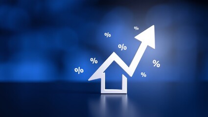 Real estate market trends and housing price growth with rising interest rates now