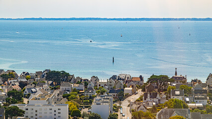 Atlantic west france ocean in morbihan south britanny