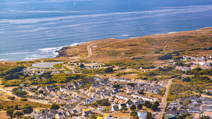 Atlantic west france ocean in morbihan south britanny