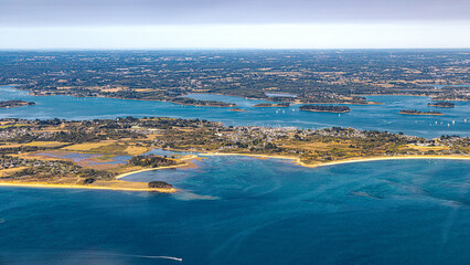 Atlantic west france ocean in morbihan south britanny