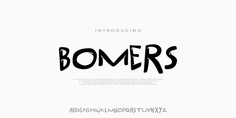 Alphabet Abstract Graffiti Original Handwritten Art Work Font With Rough Texture, Grunge style, Uppercase ,Design for urban,movie,film,sport,clothing,band music.Vector illustration